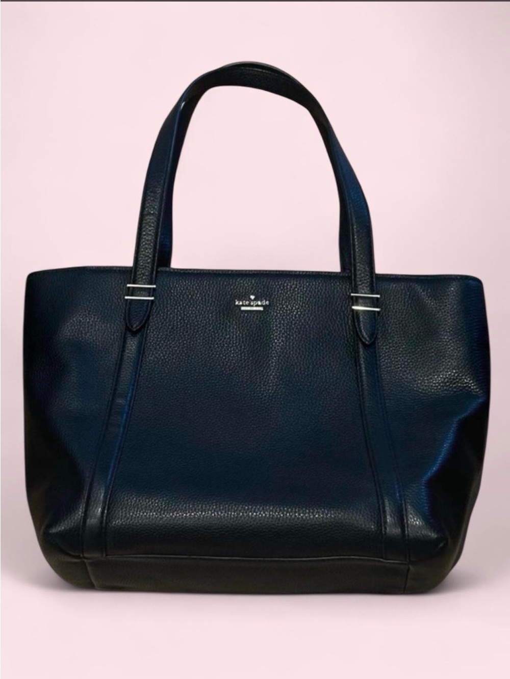 Kate Spade Black Leather Work Tote